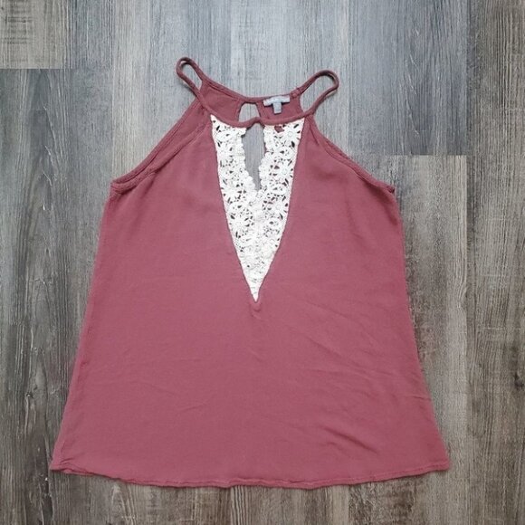 Charlotte Russe Tops - Crochet Tank Top